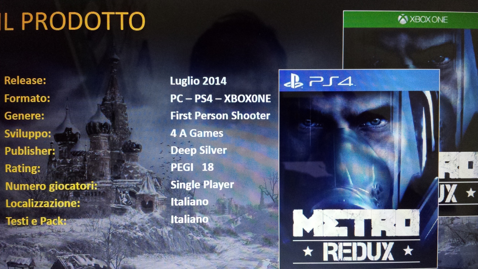 Deep Silver officialise Metro Redux