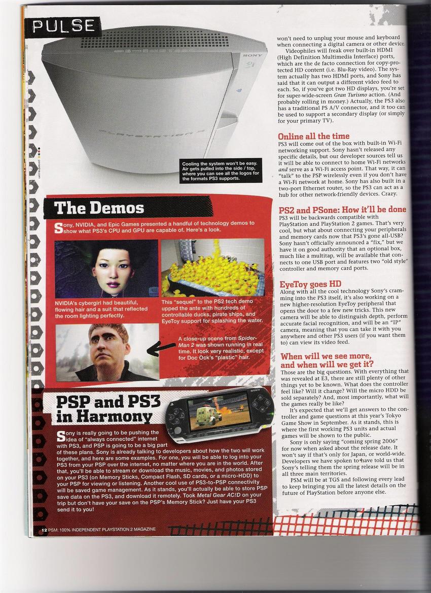 Playstation 3 : Des précisions
