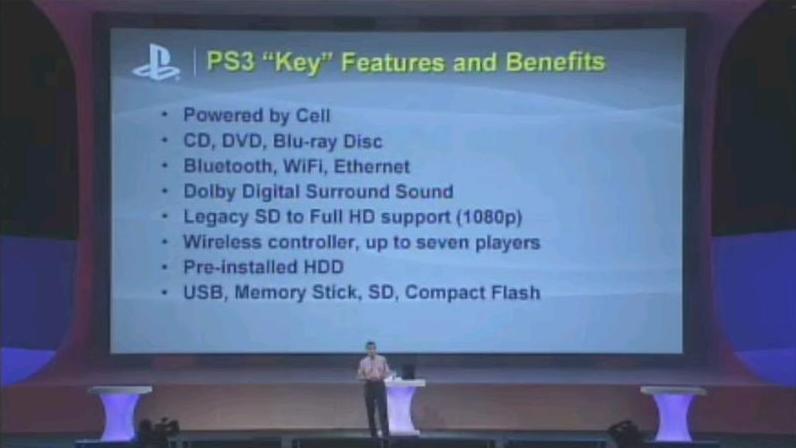 Conférence Sony en direct