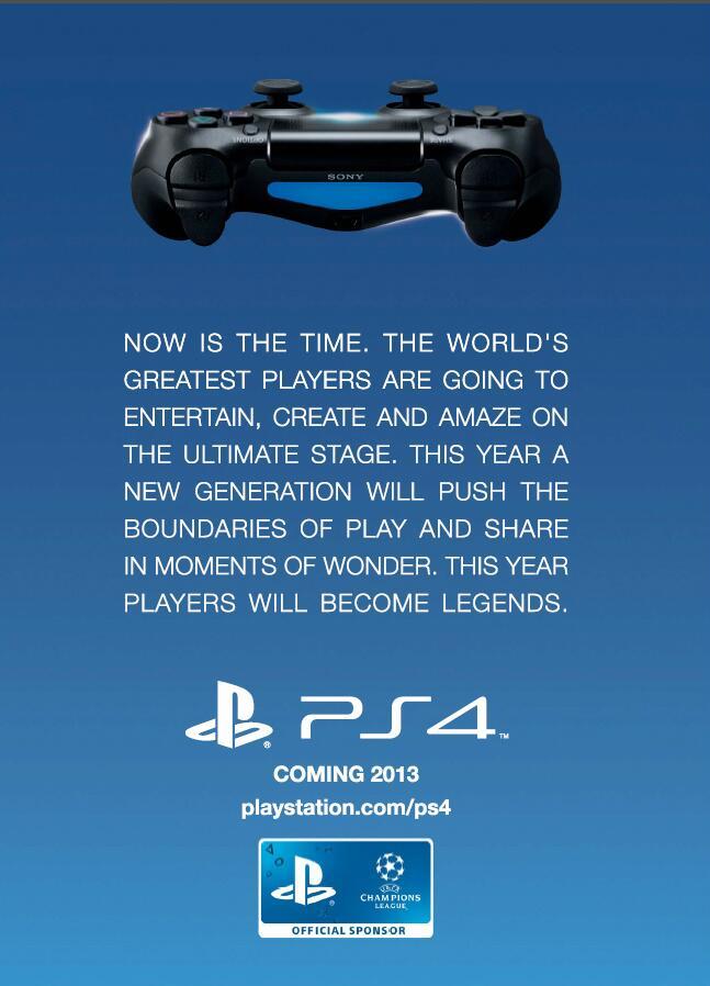 Sony Europe confirme la PS4 pour cette année