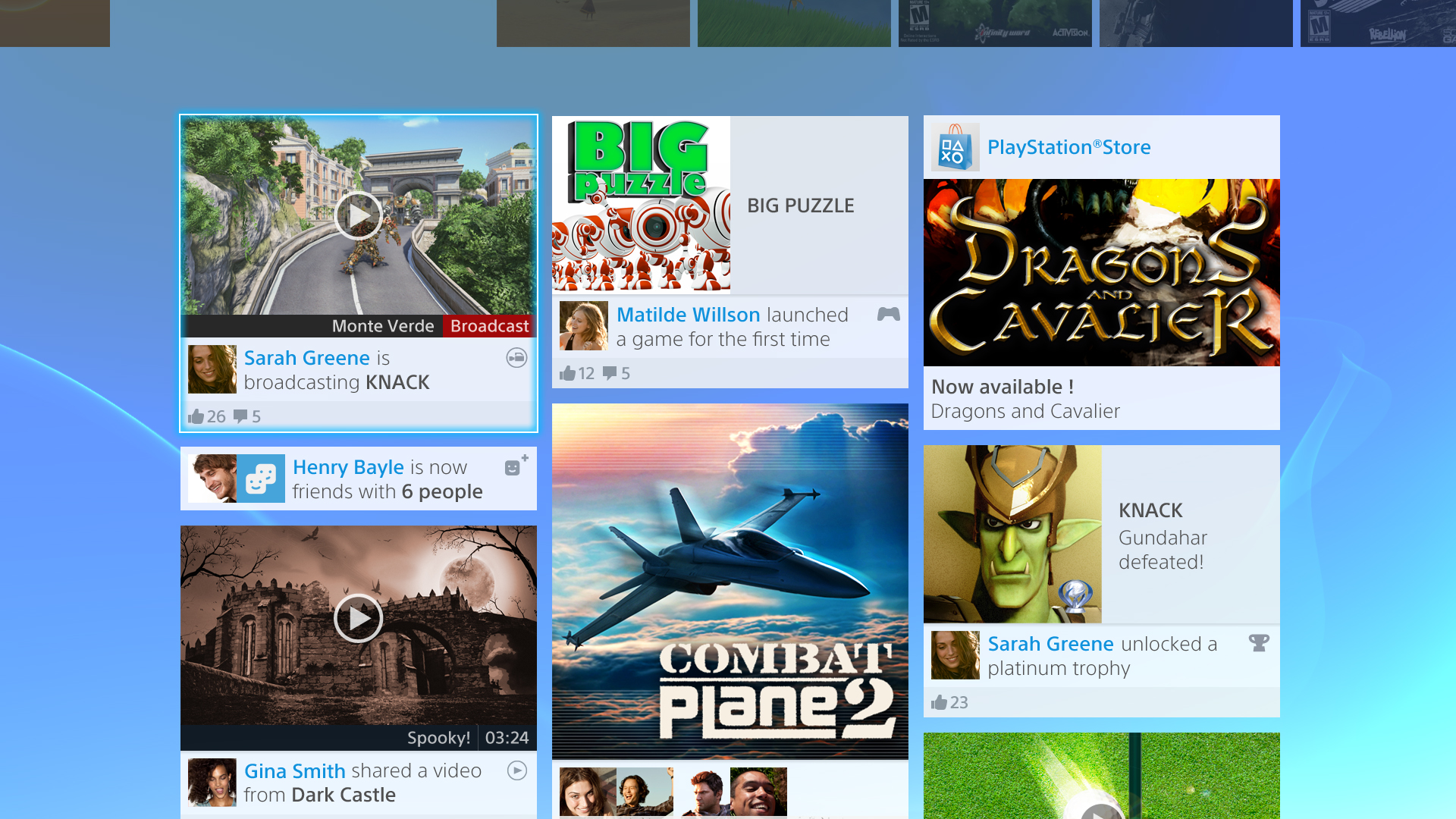 PS4 : quelques images de plus pour l'interface
