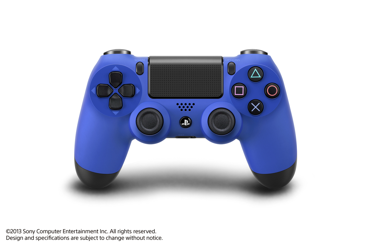 PlayStation 4 : les pads rouge et bleu