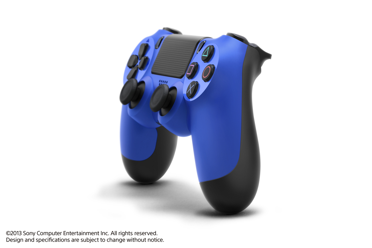 PlayStation 4 : les pads rouge et bleu