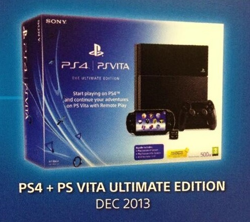 MCV confirme le bundle PS4 + PS Vita
