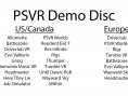 PS VR : précision concernant le disque de démo