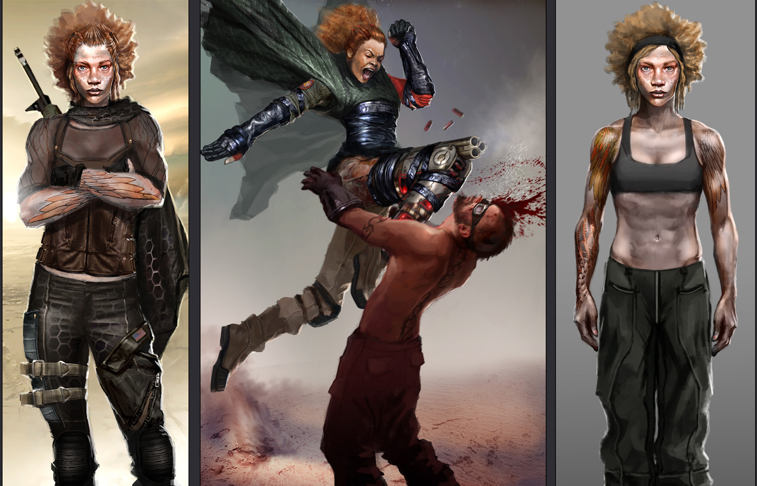 Concept-arts du projet annulé de Sony Santa Monica