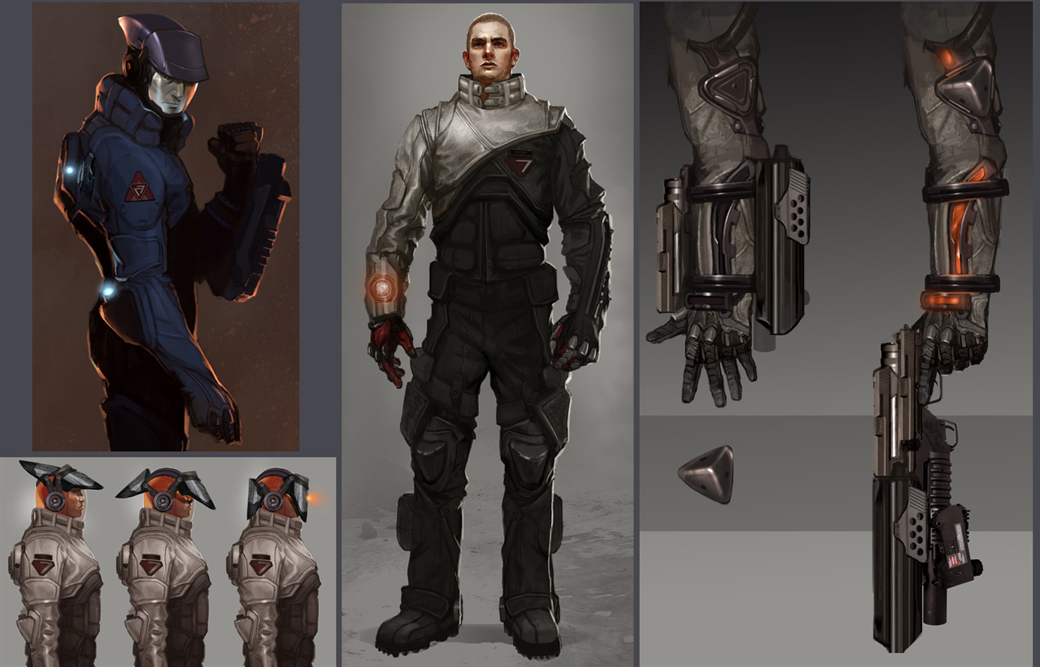 Concept-arts du projet annulé de Sony Santa Monica