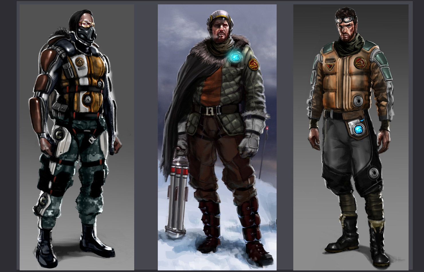 Concept-arts du projet annulé de Sony Santa Monica