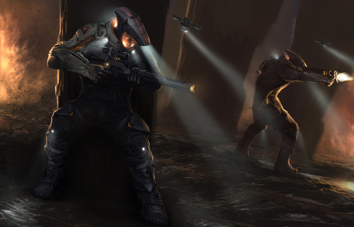 Concept-arts du projet annulé de Sony Santa Monica