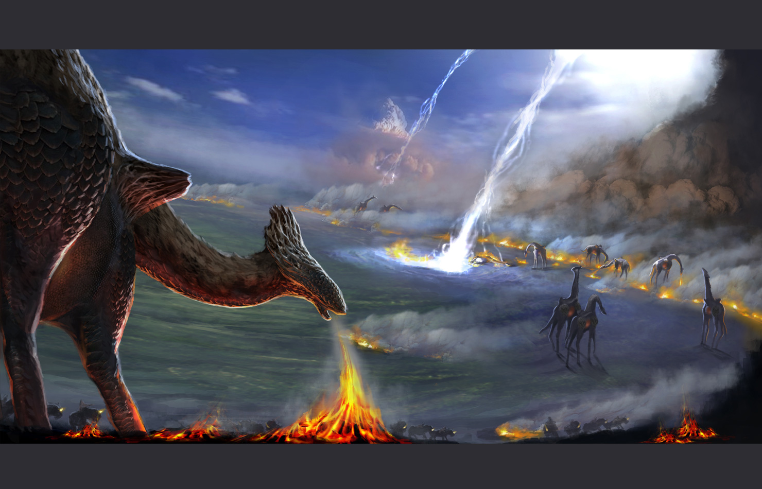 Concept-arts du projet annulé de Sony Santa Monica