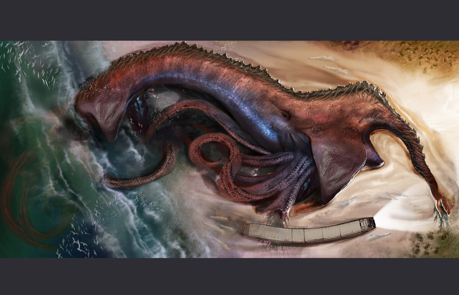 Concept-arts du projet annulé de Sony Santa Monica