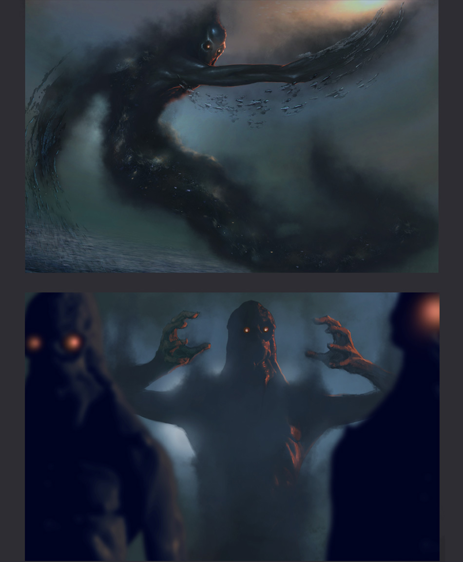 Concept-arts du projet annulé de Sony Santa Monica