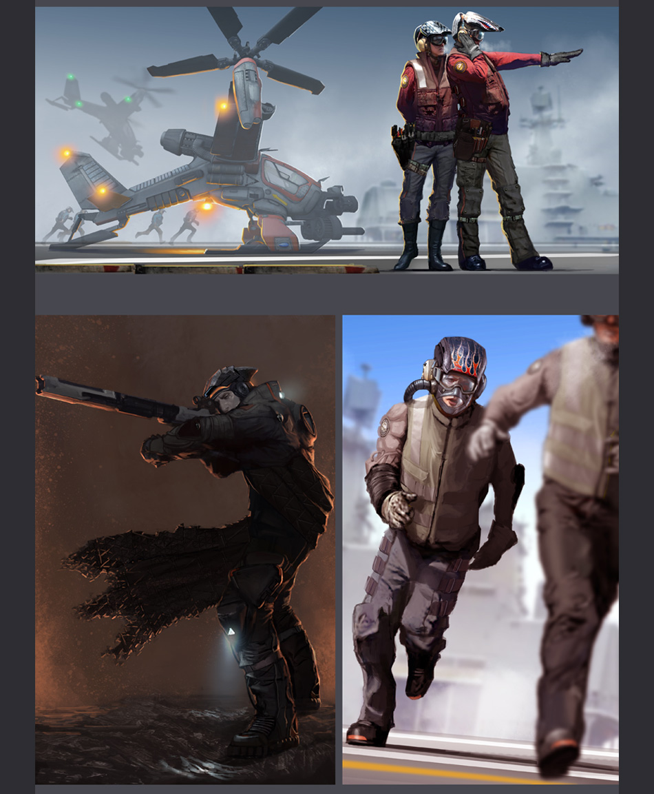 Concept-arts du projet annulé de Sony Santa Monica