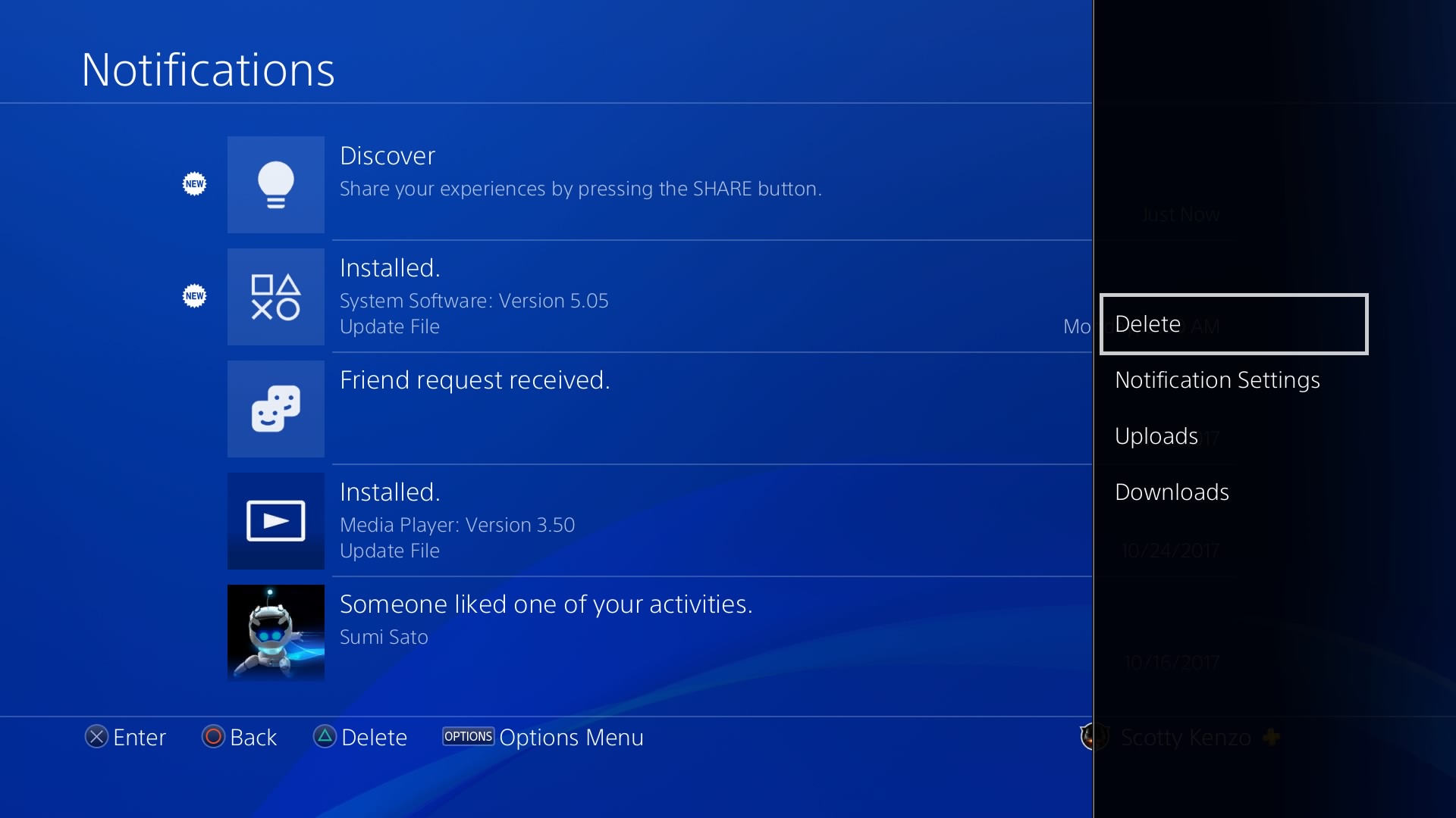 PS4 : les détails de la MAJ 5.50