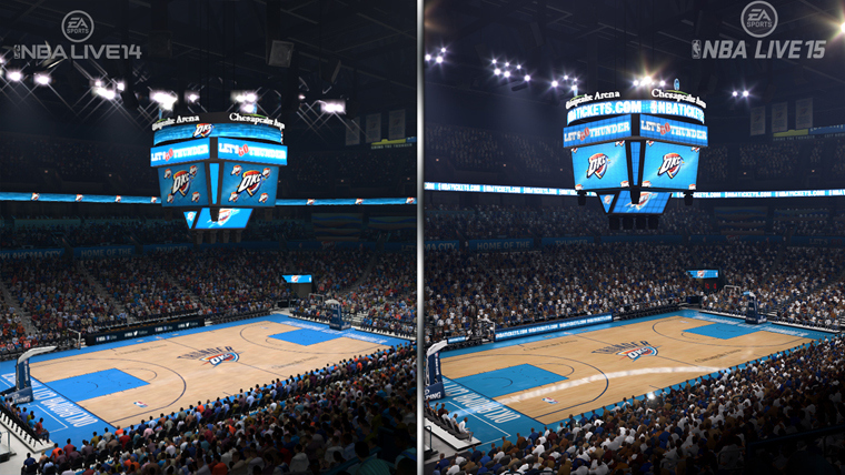 NBA Live 15 montre son boost graphique
