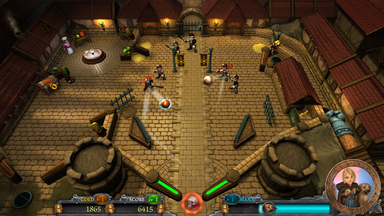 Screens Rollers of the Realm (Pinball RPG)