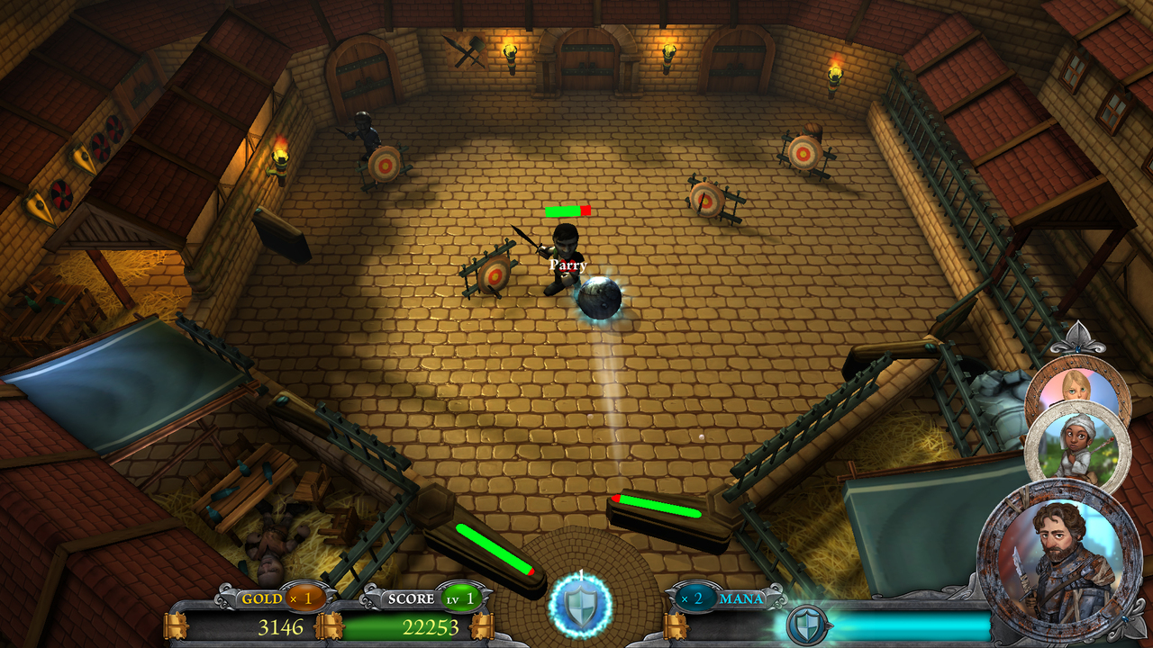 Screens Rollers of the Realm (Pinball RPG)