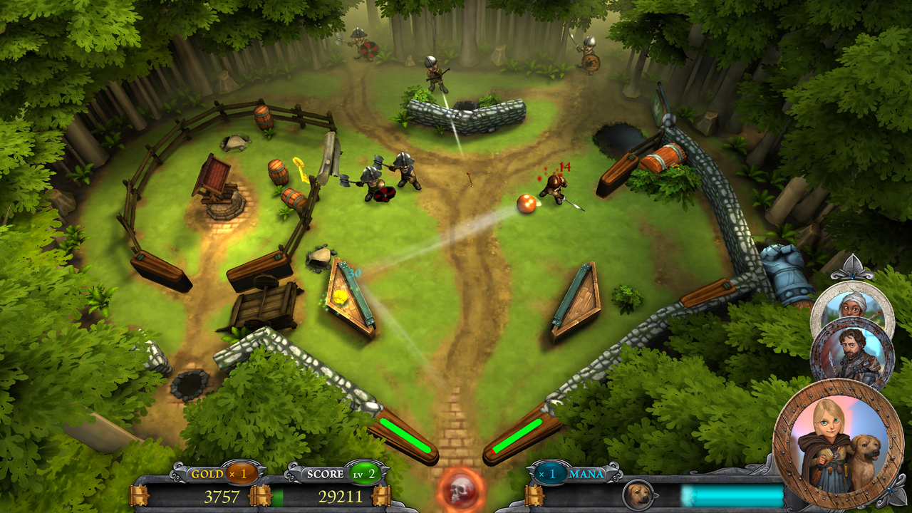Screens Rollers of the Realm (Pinball RPG)