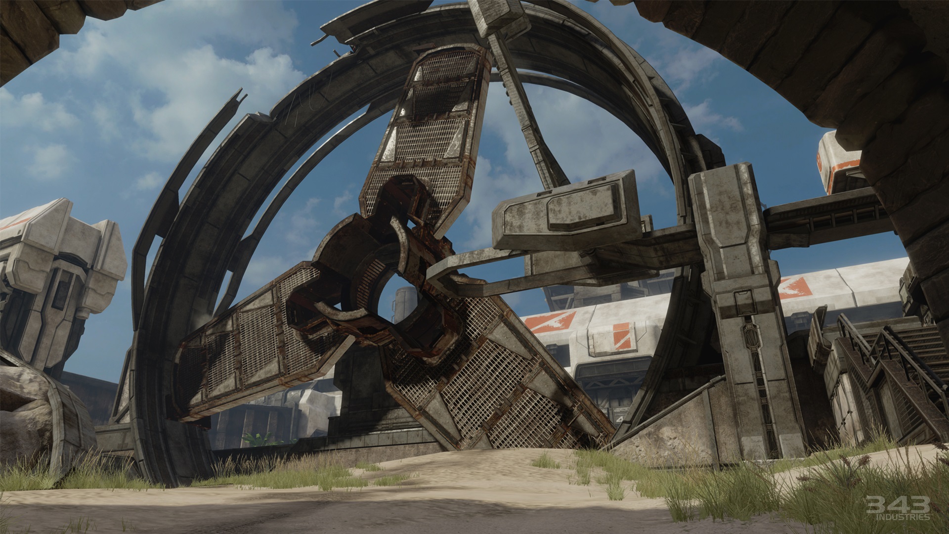 Halo Collection : la map Zanzibar illustrée