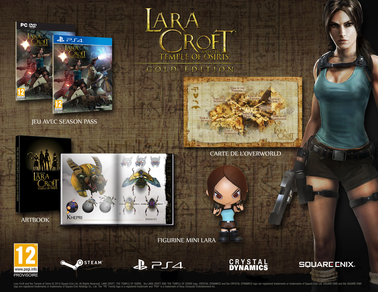 La GOLD Edition de Lara Croft : Temple of Osiris