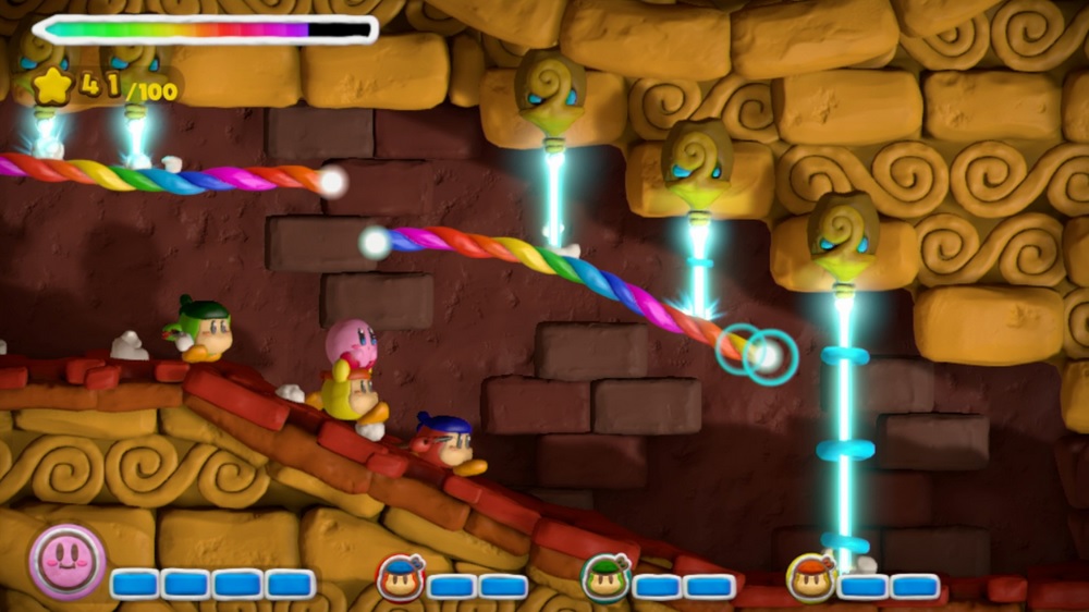 Screens Kirby and the Rainbow Curse