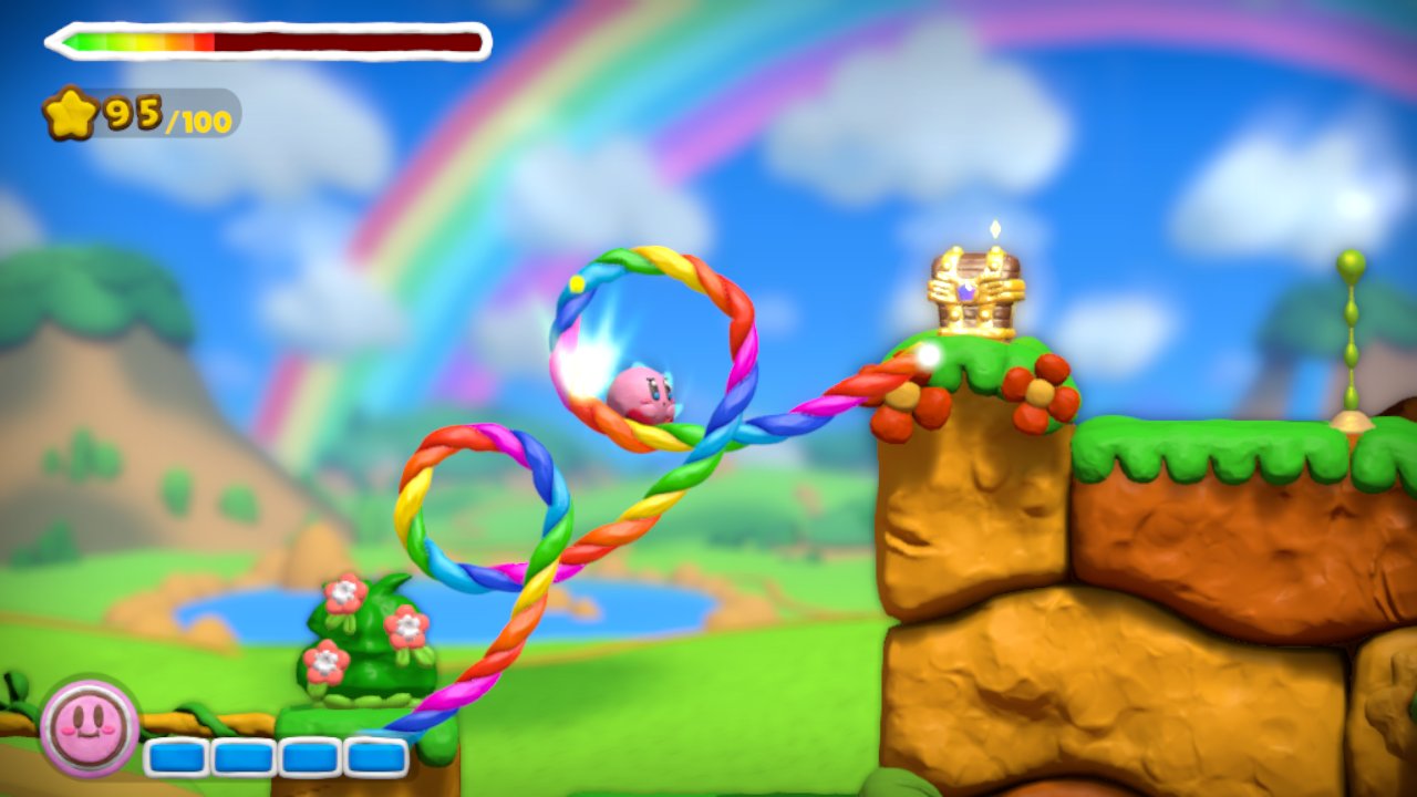 Screens Kirby and the Rainbow Curse