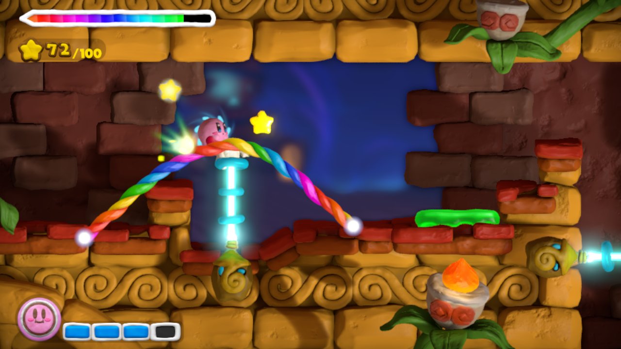 Screens Kirby and the Rainbow Curse