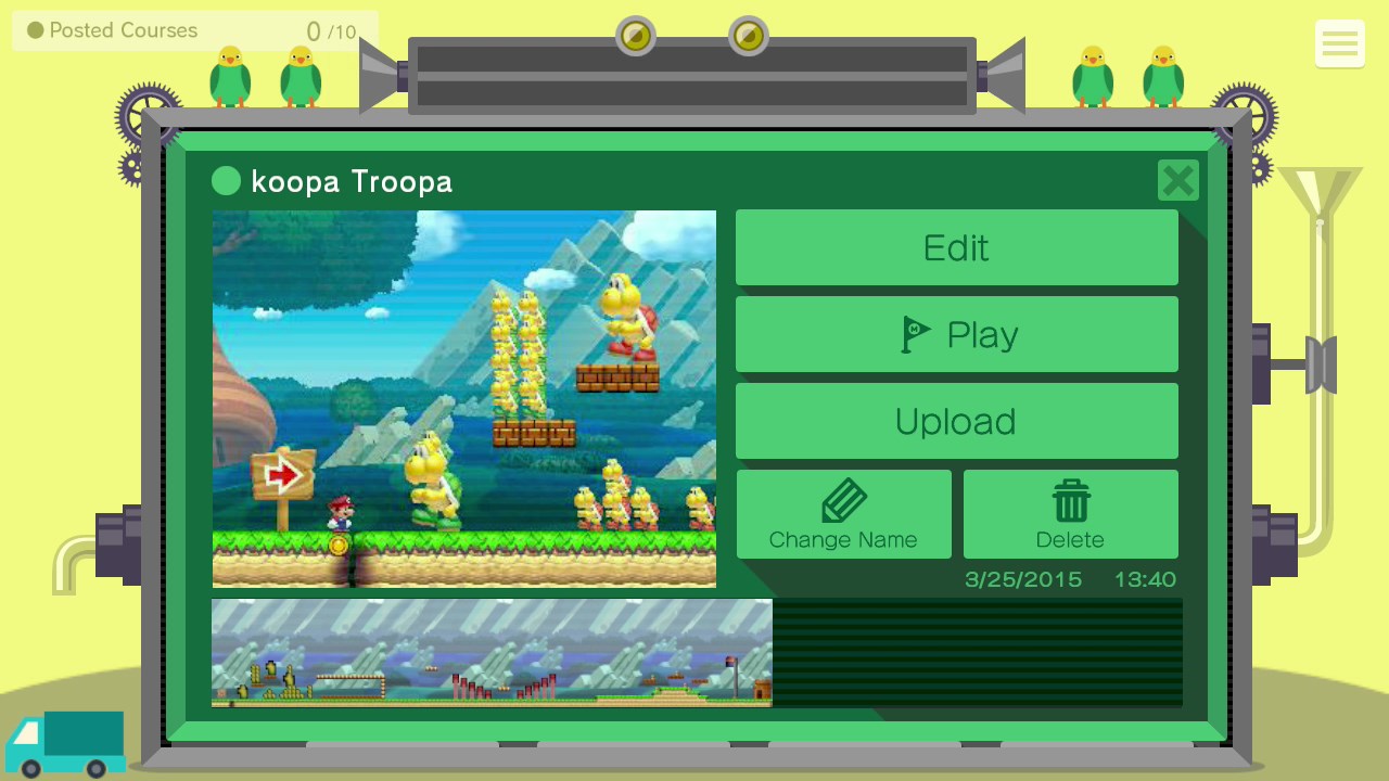 Screens Mario Maker