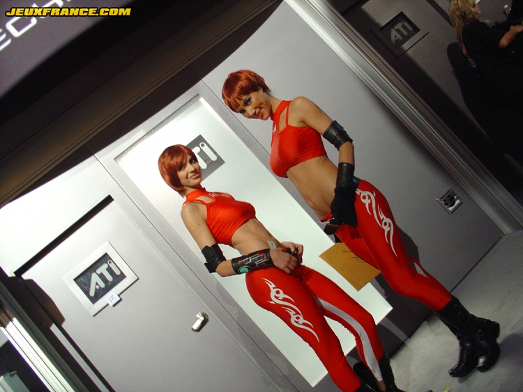 Les booth babes de l'E3 2005