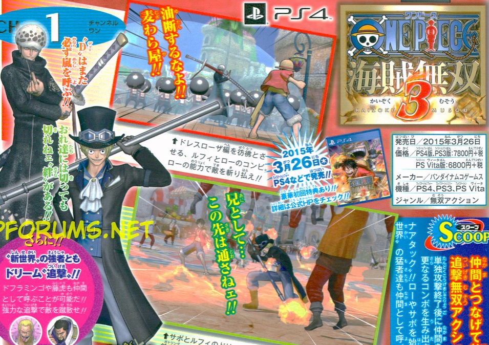 Scans One Piece : Pirate Warriors 3