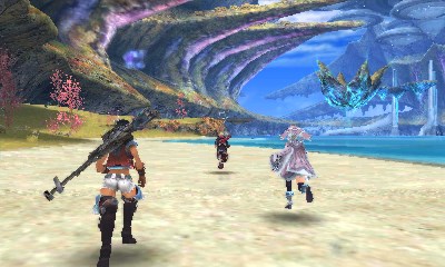 Xenoblade Chronicles : du gameplay off-screen