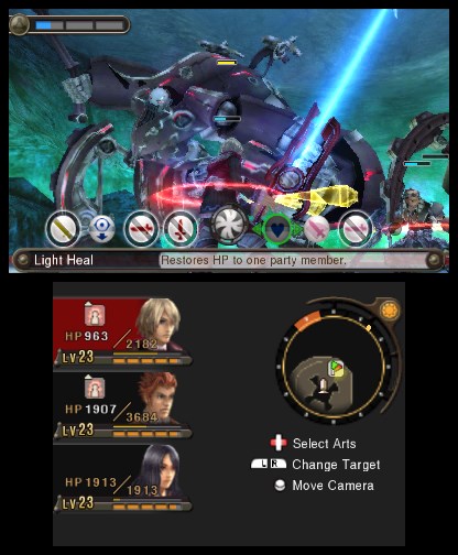Screens Xenoblade Chronicles 3D