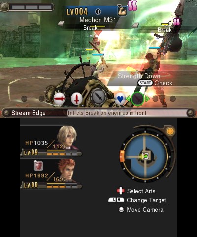 Screens Xenoblade Chronicles 3D