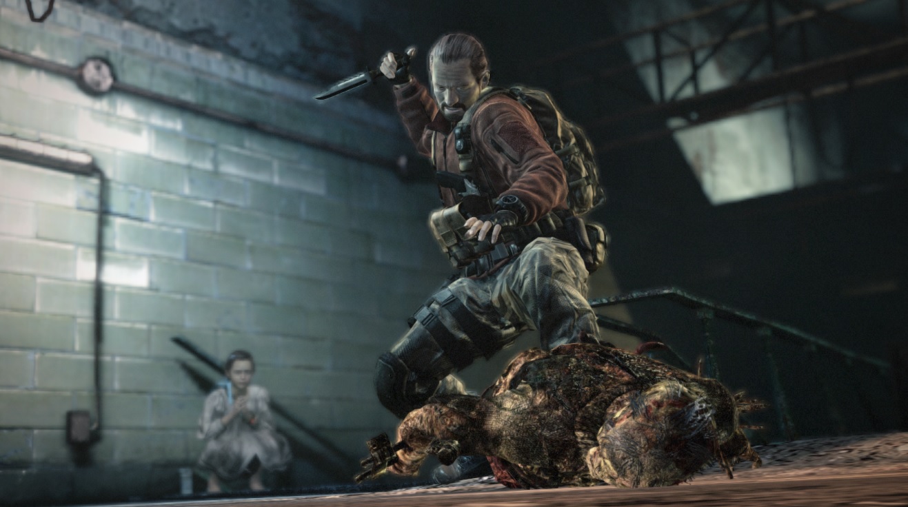 Screens Resident Evil Revelations 2 (release date : Barry Burton...)