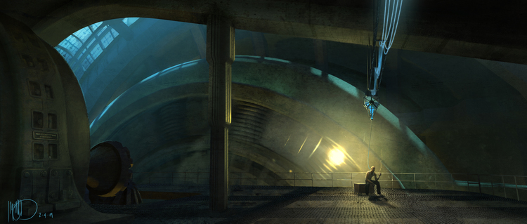 Des concepts-arts du film annulé Bioshock