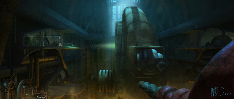 Des concepts-arts du film annulé Bioshock