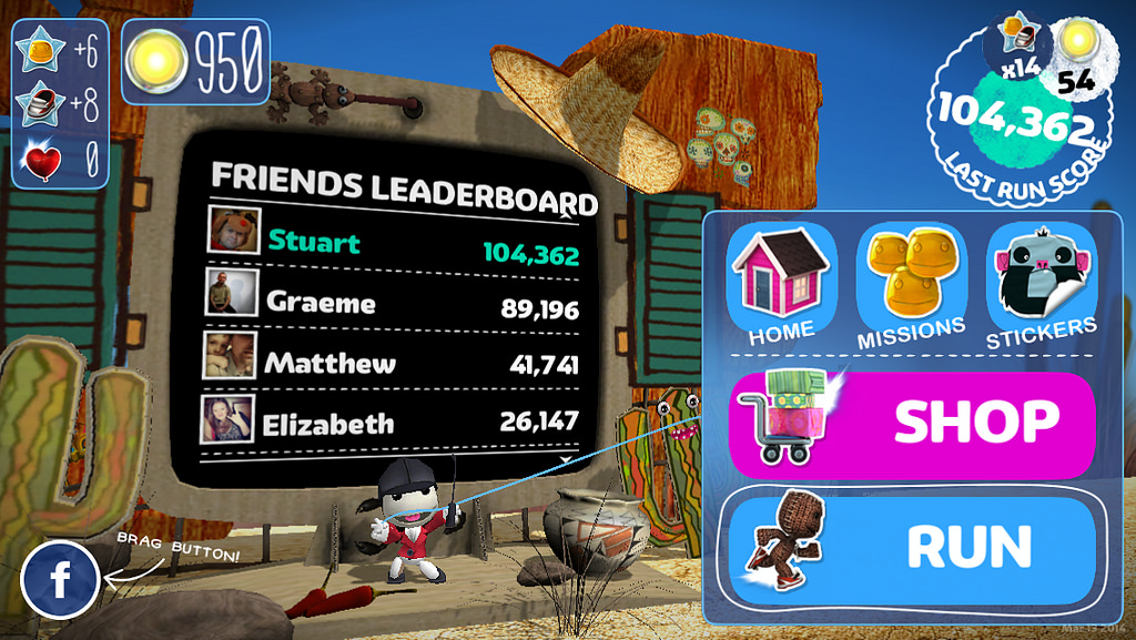 Run Sackboy Run arrive sur PS Vita