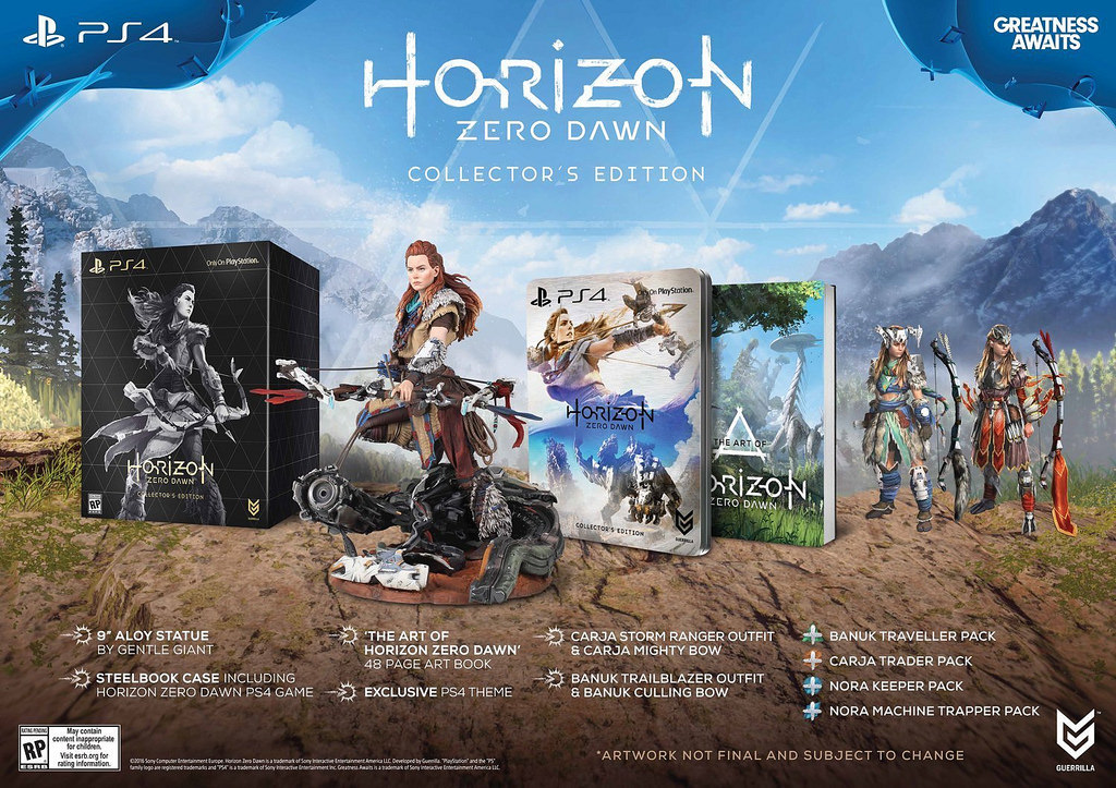 Horizon Zero Dawn : trailer et date de sortie [UP : éditions limitée & collector]