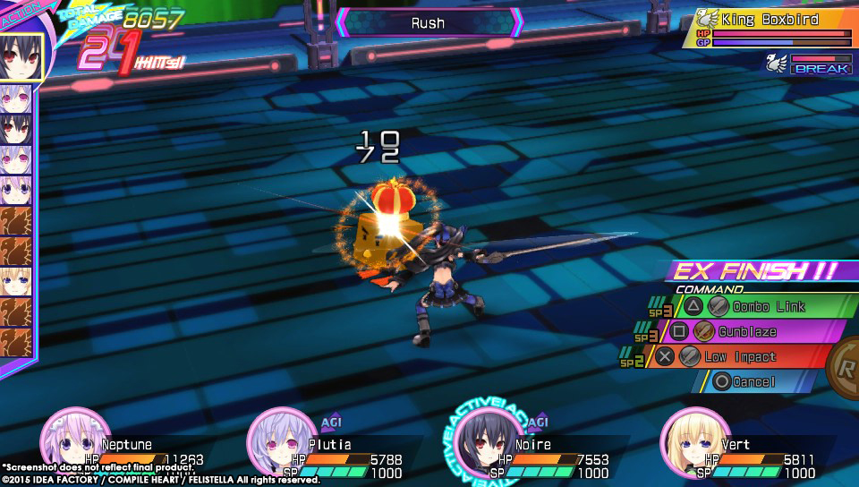 Screens Hyperdimension Neptunia V Generation