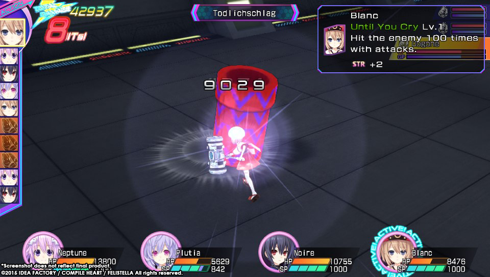 Screens Hyperdimension Neptunia V Generation