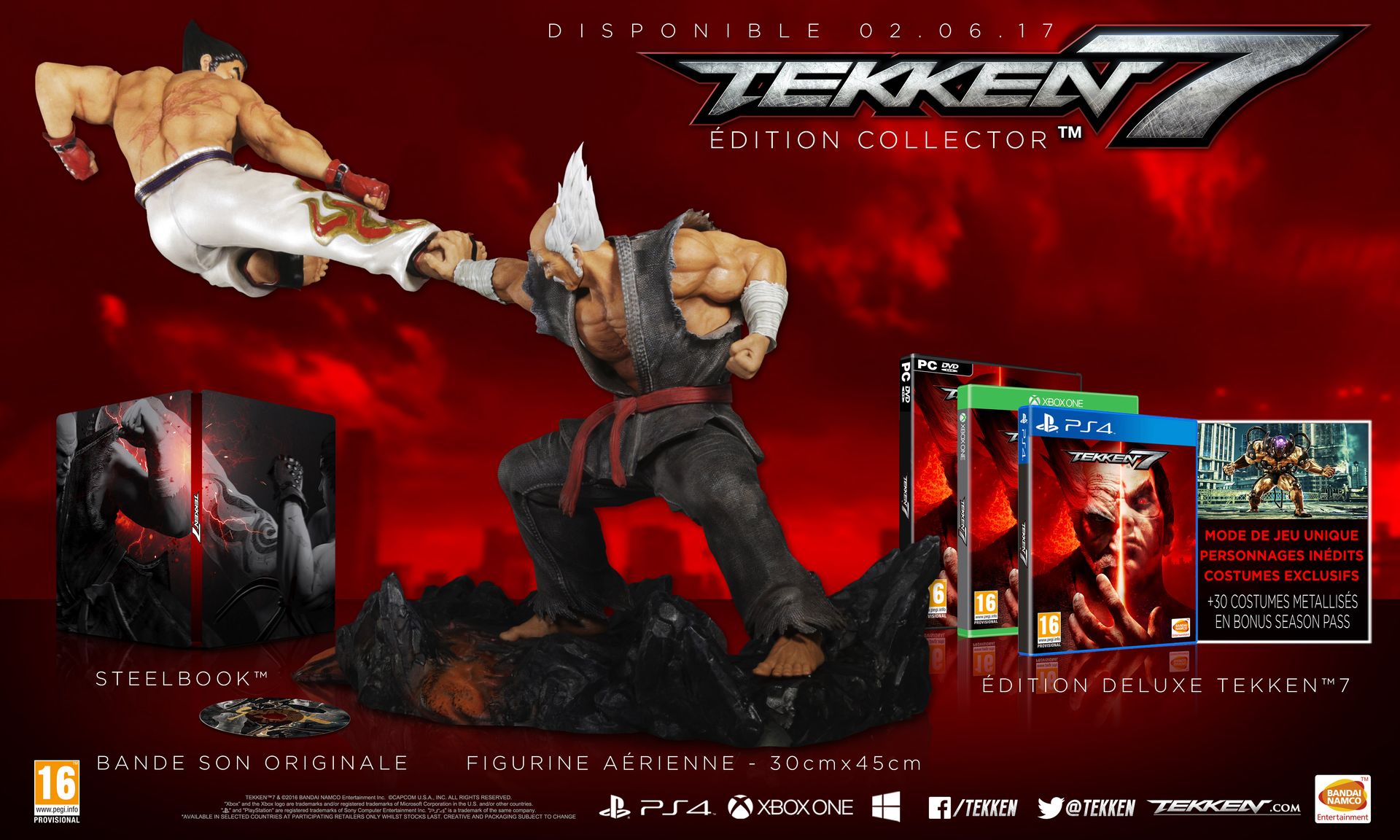 Tekken 7 : date de sortie et éditions spéciales