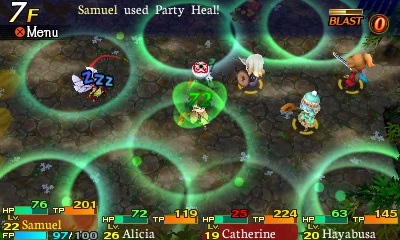 Etrian Mystery Dungeon : la classe Medic illustrée