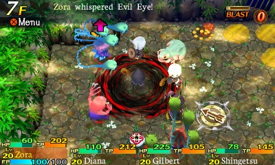 Etrian Mystery Dungeon : la classe Hexer illustrée