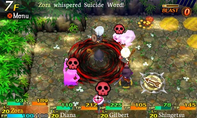 Etrian Mystery Dungeon : la classe Hexer illustrée