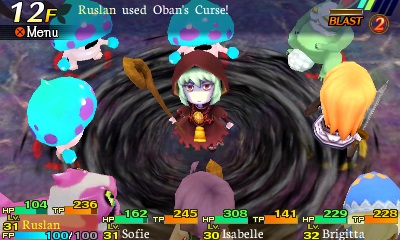 Etrian Mystery Dungeon : la classe Hexer illustrée