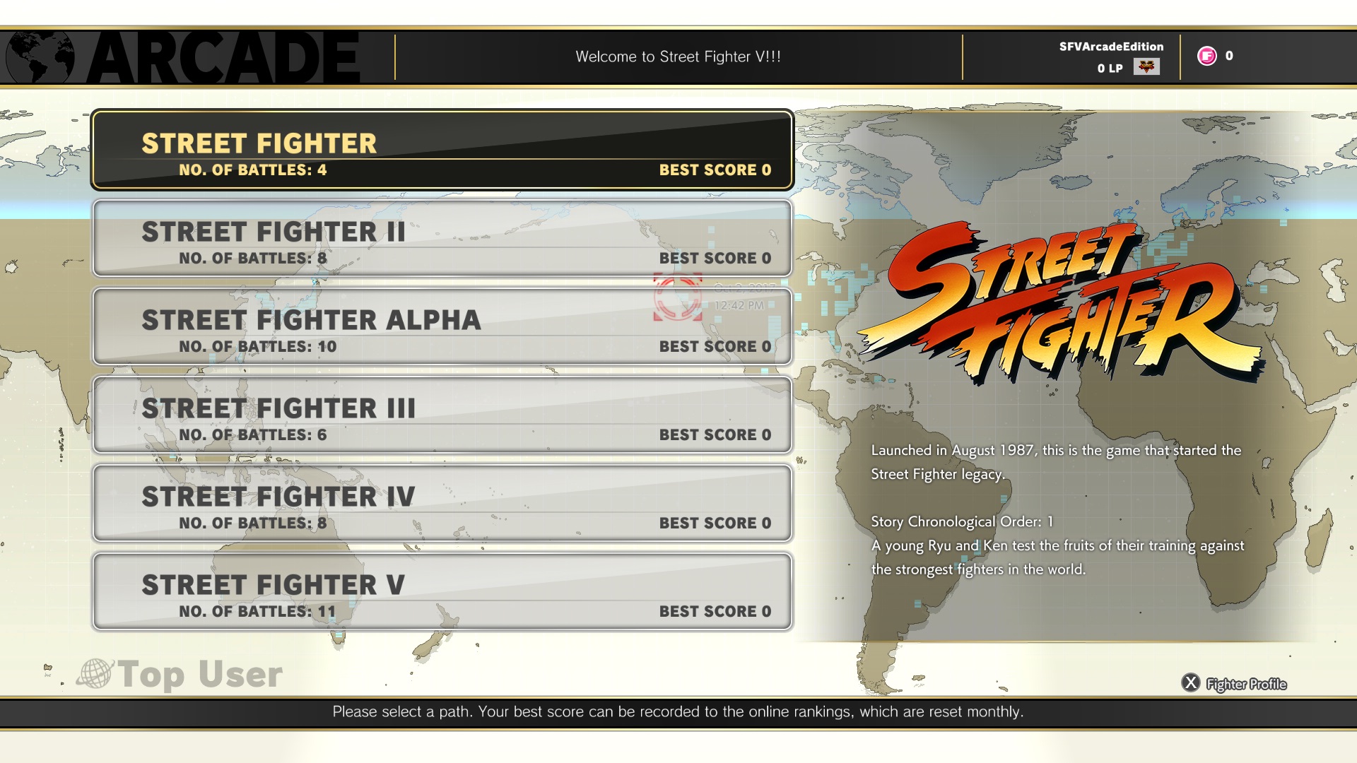 Street Fighter V : le mode Arcade se présente