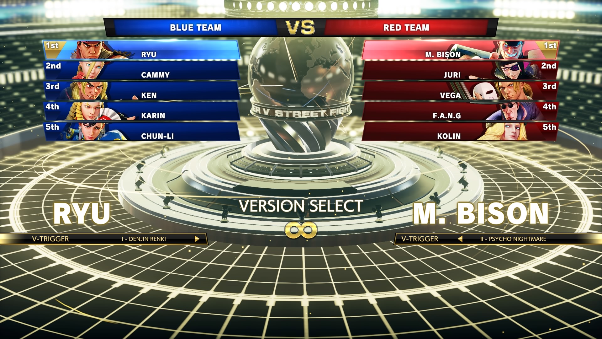Street Fighter V : retour du mode Team Versus