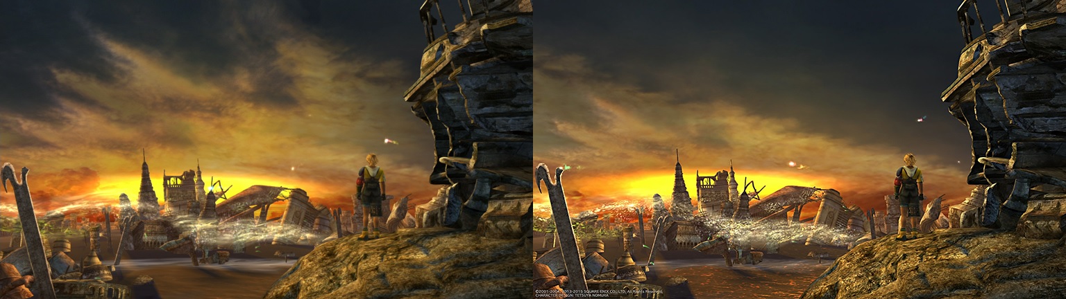 Final Fantasy X & X-2 : le comparo PS3-PS4