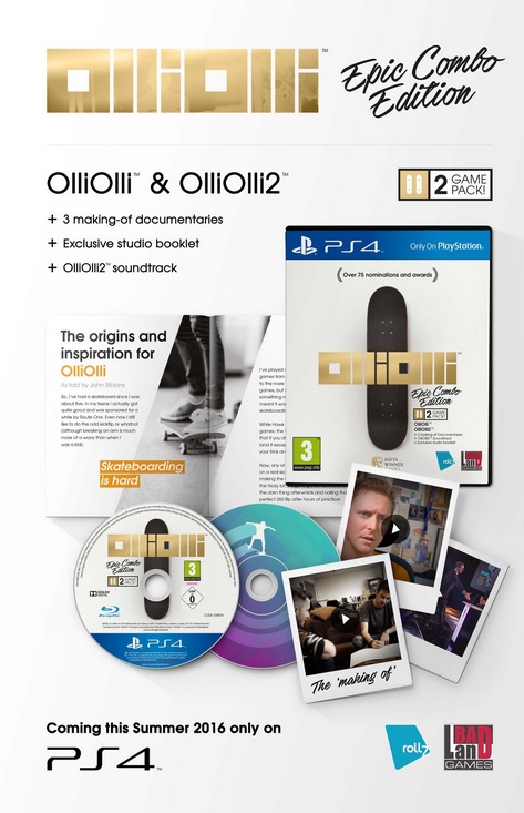OlliOlli se met en boîte sur PS4