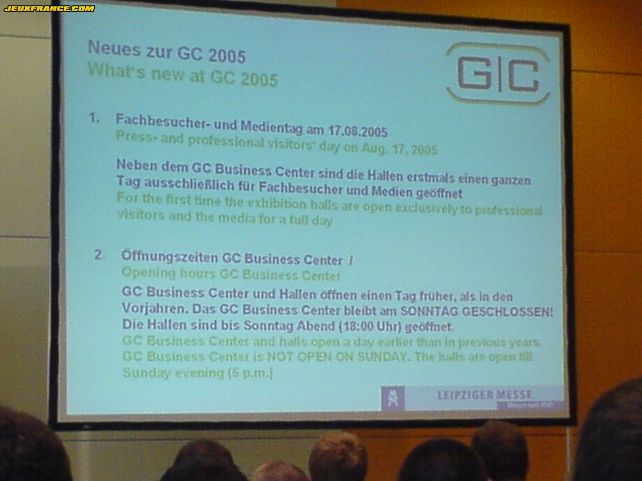 Games Convention 2005 : les photos